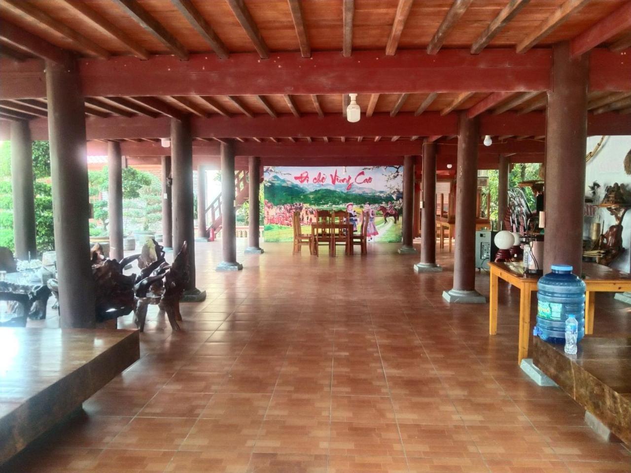 A Lin Homestay Bac Ha Exterior photo
